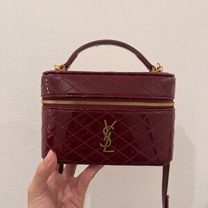 Yves Saint Laurent Deep Red Quilted Gaby bag